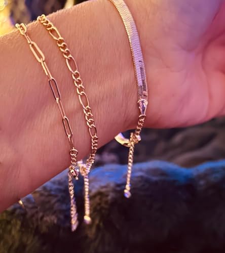 Image of QWALIT Toe Rings for Women Gold Toe Ring Gold Ankets for Women Silver Toe Ring Stainless Steel Waterproof Trendy Anklet no Tarnish