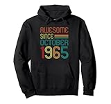 Photo Gallery awesome since october 1965 retro 57th birthday 57 years old felpa con cappuccio Photo Gallery awesome since october 1965 retro 57th birthday 57 years old felpa con cappuccio