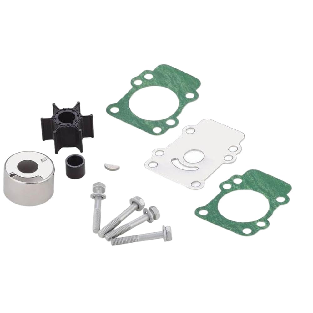 Kit di riparazione della girante della pompa dell'acqua compatibile con motori fuoribordo da 9,9 HP e 15 HP. Sostituisce i codici 18-3148, 46-84277T, 46-84277M