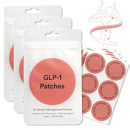 WUkuajing GLP-1 Patches for Unisex 90 Count - Kind GLP Natural Ingredients Cosmetic Patch for Man Women, Firming Skin Care for Women, GLP 1 Patch Comfortable Body Care for All Skin (3 Pack-90 Count)