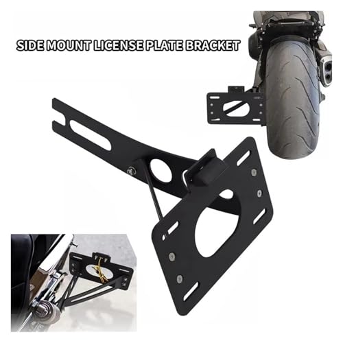 Support de plaque d'immatriculation pour supprimer le garde-boue Shadow VT 600