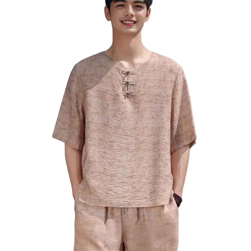 Chemise homme style chinois zen pour rester frais lors des journées d'été