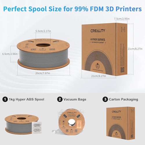 Filamento ABS Creality 1.75 mm - Carrete 1 kg para Impresión 3D. - Fernando Cortés