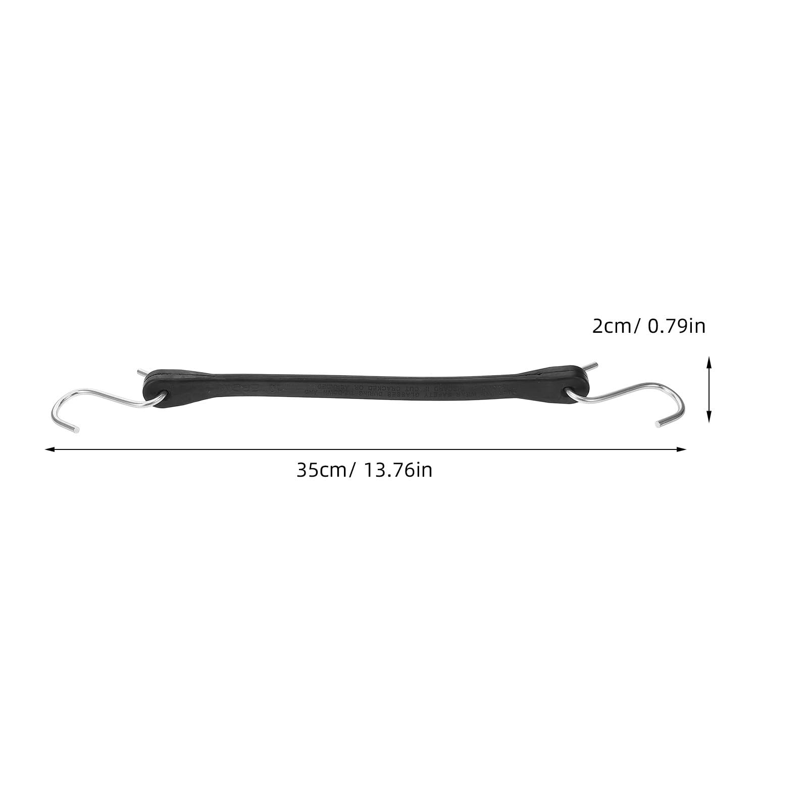 Hemobllo 10 Piezas Goma Correas de Sujeción para Maletas Correas de Fijación Resistentes para Equipaje de Viaje Gancho para Maleta Accesorios de Viaje