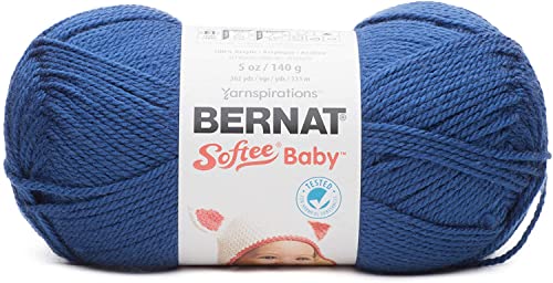 Image of Bernat Softee Baby Navy Yarn - 3 Pack of 141g /5oz - Acrylic - 3 DK (Light) - 362 Yards - Knitting /Crochet