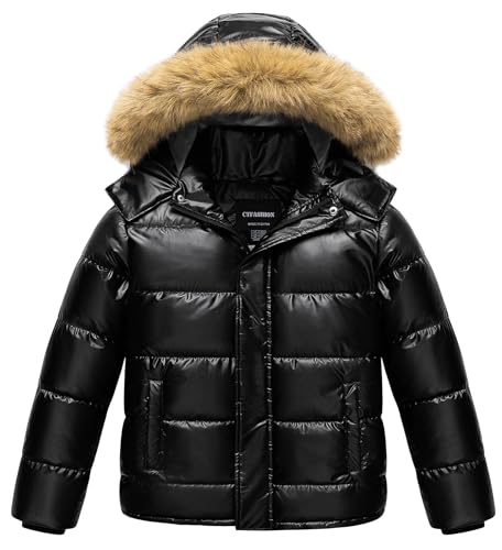 Boy's Winter Coat Kids Puffer Jacket Water Resistant Bubble