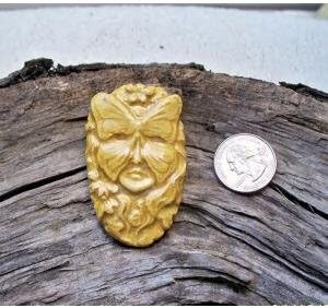 - Golden Butterfly Man - 1 Mosaic Tiles Hm Ceramic Kiln Fired