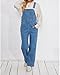 Vetinee Jean Bib Overalls for Women - Denim Dungarees Jumpsuit Quiet Harbor Small Fits Size 4 / Size 6