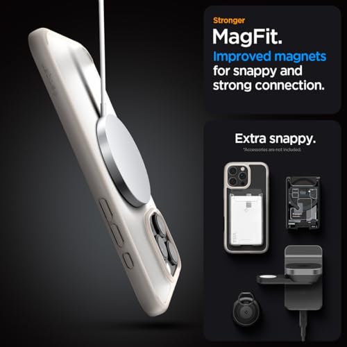 Spigen Ultra Hybrid MagFit for iPhone 16 Pro Max Case, Natural Titanium - image 7