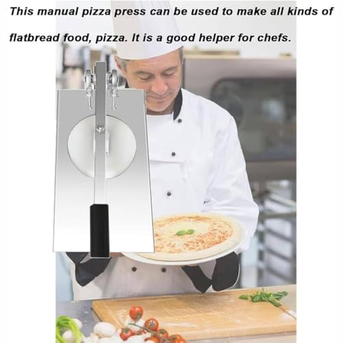 Macchina manuale di Sheeter della pasta per la pizza, la pasticceria e la tortilla che preme, strumento della stampa della famiglia dell'acciaio inossidabile
