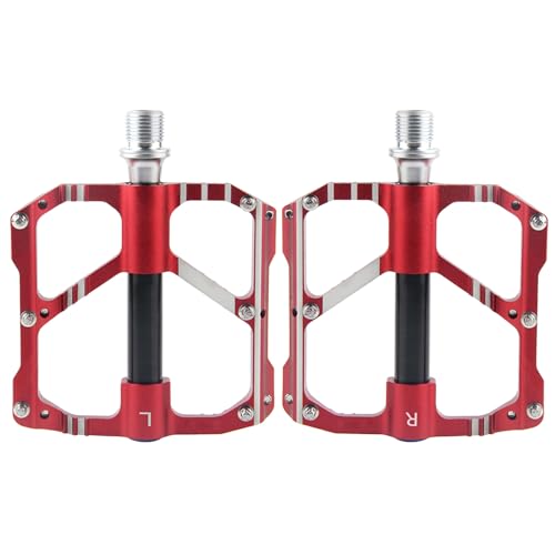 Pédale de vélo de montagne plate en alliage aluminium léger 3 roulements