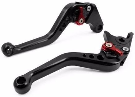 Niree Short Brake Clutch Levers for Kawasaki ZR750 ZEPHYR 1991-1993 ZXR400 all years GPZ500S/EX500R NINJA 1990-2009 ER-5 2004-2005 Z750S (not Z750 model) 2006-2008 black