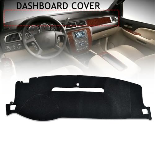 Housse de tableau de bord pour Chevrolet Silverado et GMC 2007-2014