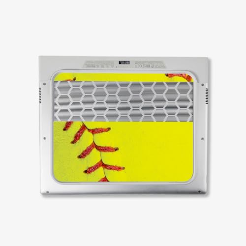 Image of MightySkins Skin Compatible with Alienware X14 R2 (2023) Full Wrap Kit - Softball Closeup | Protective, Durable, and Unique Vinyl Decal wrap Cover | Easy to Apply & Change Styles | Made in The USA