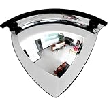 Les miroirs convexes peuvent être utilisés comme miroirs de circulation intérieurs ou extérieurs, offrant un champ de vision grand angle jusqu'à 160 degrés, améliorant ainsi la sécurité dans les allées, les parkings et les garages. Les miroirs de sécurité convexes contribuent à améliorer la sécurité et offrent une excellente prévention du vol en tant que système de surveillance pour les magasins, les supérettes, les kiosques et les stands
