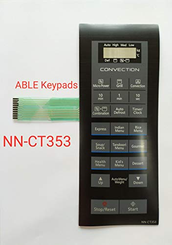 Image of ABLE NNCT353 Microwave Oven Membrane Keypad