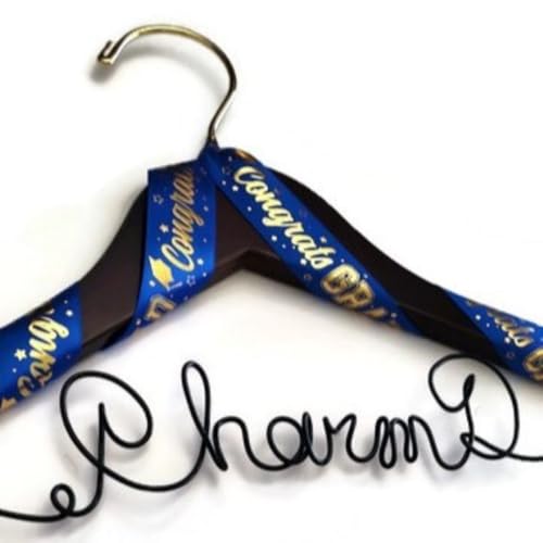 Graduation Degree Hanger with Congrats Ribbon, Personalized in Any Degree Acronym