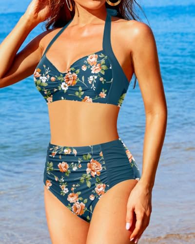 Image of Holipick Women's High Waisted Bikini Set