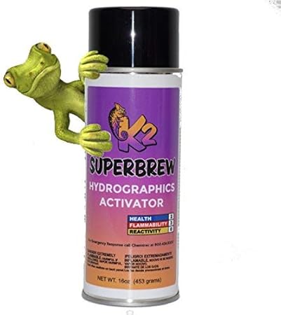 Amazon Com Hydrographic Film Activator K2 Super Brew 16 Oz Aerosol Spray Can Hydro Graphic Water Transfer Activator Hydro Dip Dipping