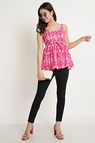 Amazon Brand - Anarva Jaipuri Cotton Printed Strappy Top for Women - Image 6