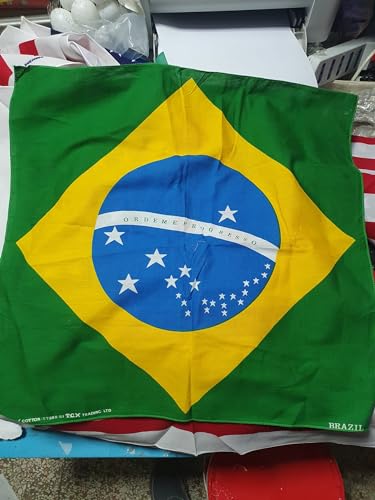 Pañuelo de Brasil de algodón que alivia el sudor y protege del sol directo 5