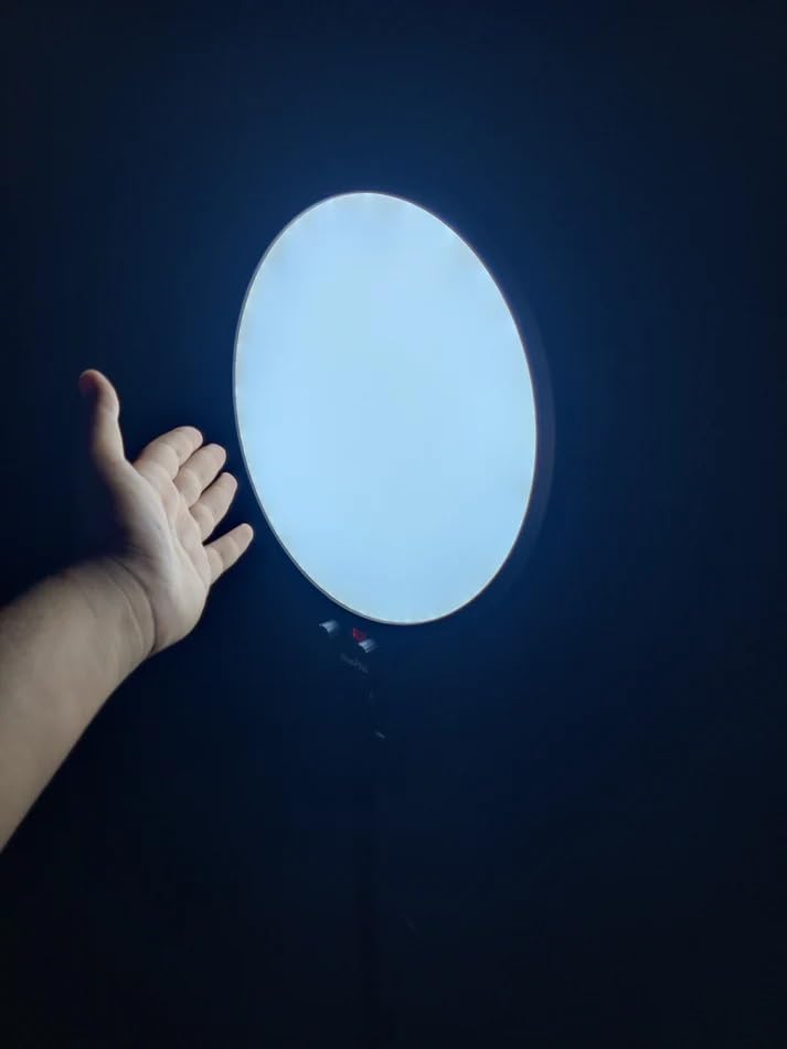 Coverzone Tripodlu Halka Işık 8.4 inç (21.5cm) 180cm Kablolu Stüdyo Işığı Ürün ve Görsel Fotoğraflama Işığı Fotoğraf Makinesi Kamera Youtuber Twich Ring Light Yayıncı Işığı (SW840 8.4inç Siyah)