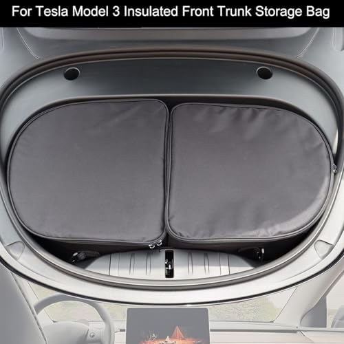 Organizador maletero Tesla Modelo 3 bolsa térmica impermeable Oxford 600D frunk 6