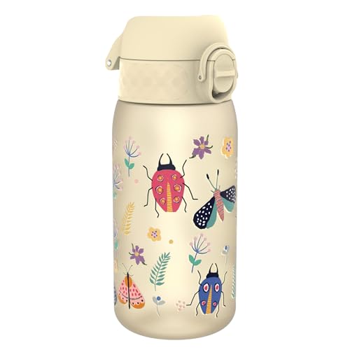 ION8 Gourde Enfant, 350ml, Anti-Fuite, Facile à Ouvrir, Verrouillage Sécurisé, Lavable en Lave-Vaisselle, Sans BPA, Poignée de Transport, Facile à...