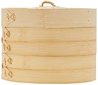 Davis & Waddell D4350 Asia One 2 Tier Bamboo Steamer, Natural