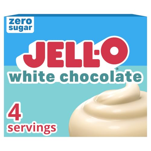 Jell-O Instant Pudding & Pie Filling Sugar Free, White Chocolate - 28g