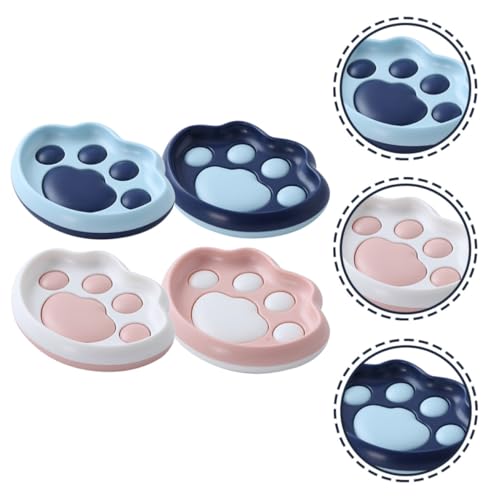 Porte-savonnette plastique égouttoir pratique support savonnette 4pcs - 7