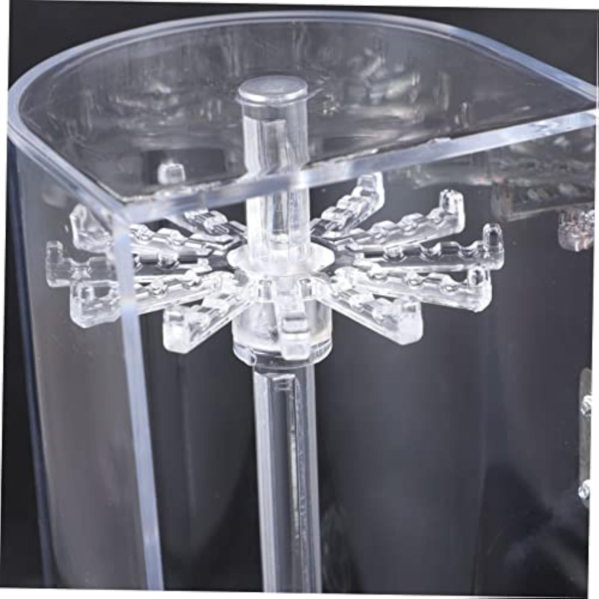 Rotatable Acrylic Jewelry Display Rack for Accessories