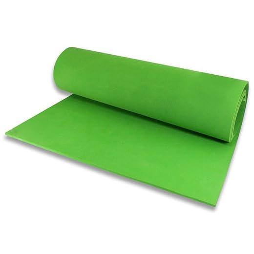 Tapete Yoga Pilates - Yoga Mat 1,80X0,55M - Verde Am