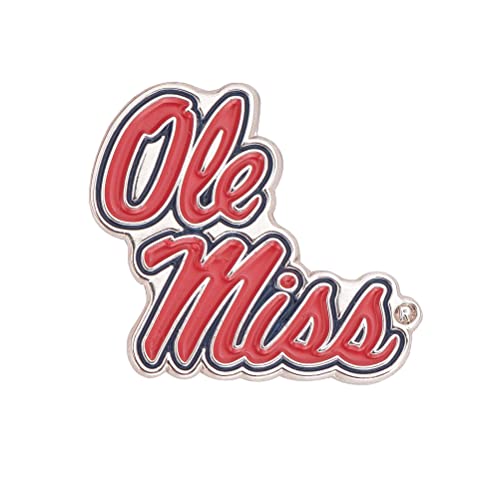 Image of Desert Cactus University of Mississippi Lapel Pin OLEMISS Rebels Made of Metal for Formal Wear, Bag and Hat Jewelry, and Tie Tack