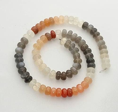 Multi moonstone beads de 7 mm, créez votre collier en pierre de lune bohème chic