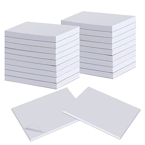 Zmybcpack 20 Pack Note Pads Memo Pads 4”X6”- 100 Sheets Each Paper Notepads- Small Memo Scratch Pad Writing Pads To Do Grocery List #TOP21