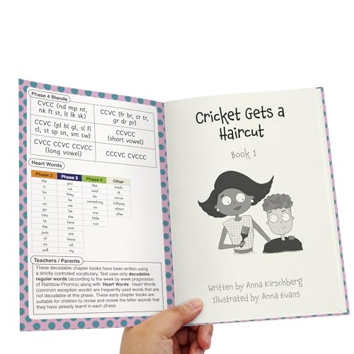 Image of Junior Learning Cricket the Kid Decodable Chapter Books, Boxed Set, 6 Decodable Chapter Books, Grades 2-4, Science of Reading Program