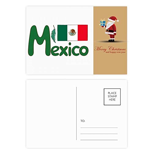 Cartes postales Père Noël Mexique (Lot de 20) pour vœux originaux