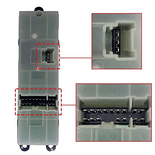 Interrupteur de vitre électrique pour Nissan Tiida Rogue Versa Teana 25401-ED500 lève-vitre avant - 2