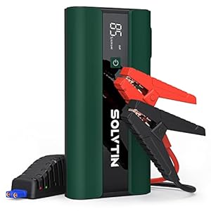 SOLVTIN S6 Pro Jump Starter 2000A Peak, Portable Car Jump Starter for up to 8L Gas and 6L Diesel, 12V Battery Booster…