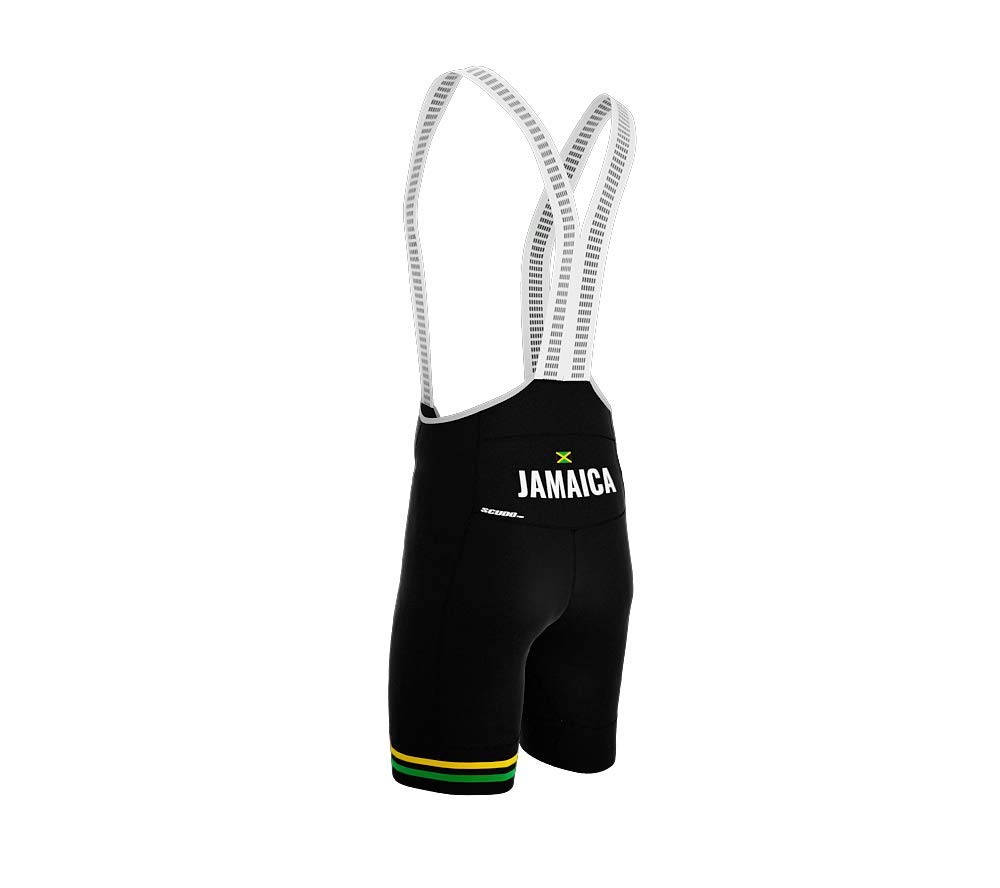 Jamaica Black Code Cycling Pro Bib Shorts Bike for Men Size M