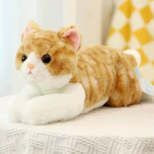 抱き枕 ぬいぐるみ 茶トラ 三毛猫 本物そっくり手触り 猫 ネコ 黒猫 白猫 ふわふわ もちもち ぬいぐるみ だきまくら プレゼント 動物 本物そっくり手触り クッション 50cm おもちゃ かわいい人形 添い寝まくら デザインA1 雑貨 萌えグッズ お年寄りへ 記念日 店飾りの商品画像（Amazon）