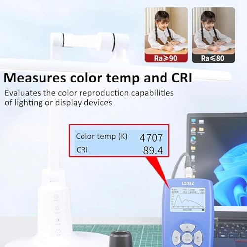 Medidor de luminancia digital para corregir fallos de brillo e instrumento de prueba de pantalla HD 5