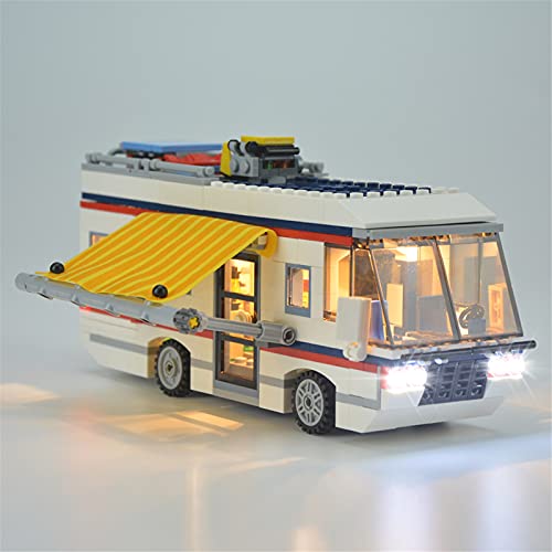 ADMLZQQ LED Light Kit Für Creator Expert Die Urlaubsurlaub, Sammlerstück, Die Mit Lego 31052 Sammelbar Ist (Nicht… – Bild 4