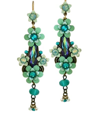 LEVER BACK CRYSTAL ORLY ZEELON The Istanbul Long Drop Earrings- 207704-1248 Orly Zeelon