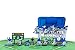 Kaskey Kids Baseball Guys: Blue vs Black - Inspires Imagination with endless hours of creative, open-ended play - 2 Full Teams and Accessories. Perfect gift for the young Baseball fan. 25 pieces. 3