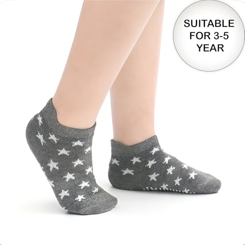 Image of MOMISY Baby Girl Boys children Non Slip Socks Toddlers Infant Warm Cotton Stretch Anti skid Socks-6 Pairs