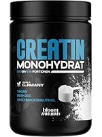 Creatin Monohydrat Pulver 500g - Kreatin Monohydrat in mikronisierter Qualität 100% vegan - Laborgeprüft - Verpackung kann variieren