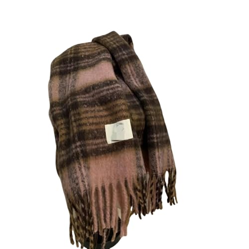 BINFC Winter Hats For Women Autumn And Winter Retro Scarf For Women All-match Shawl For Students And Couples To Keep Warm