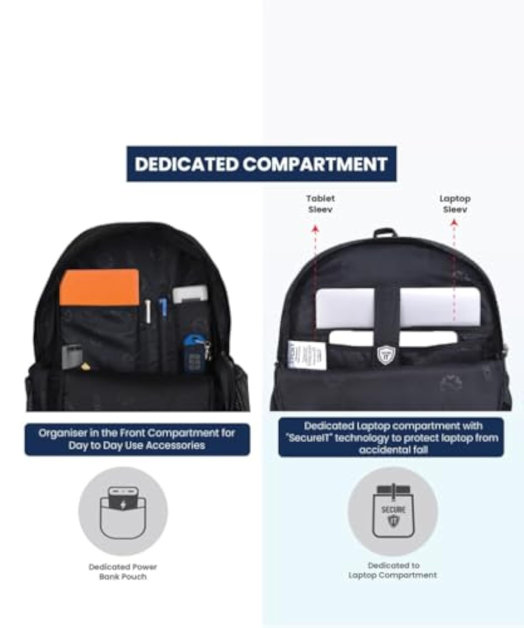 COWL Laptop Backpack with SecureIT Tablet Pouch